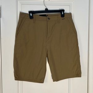Men’s Hurley dark khaki shorts